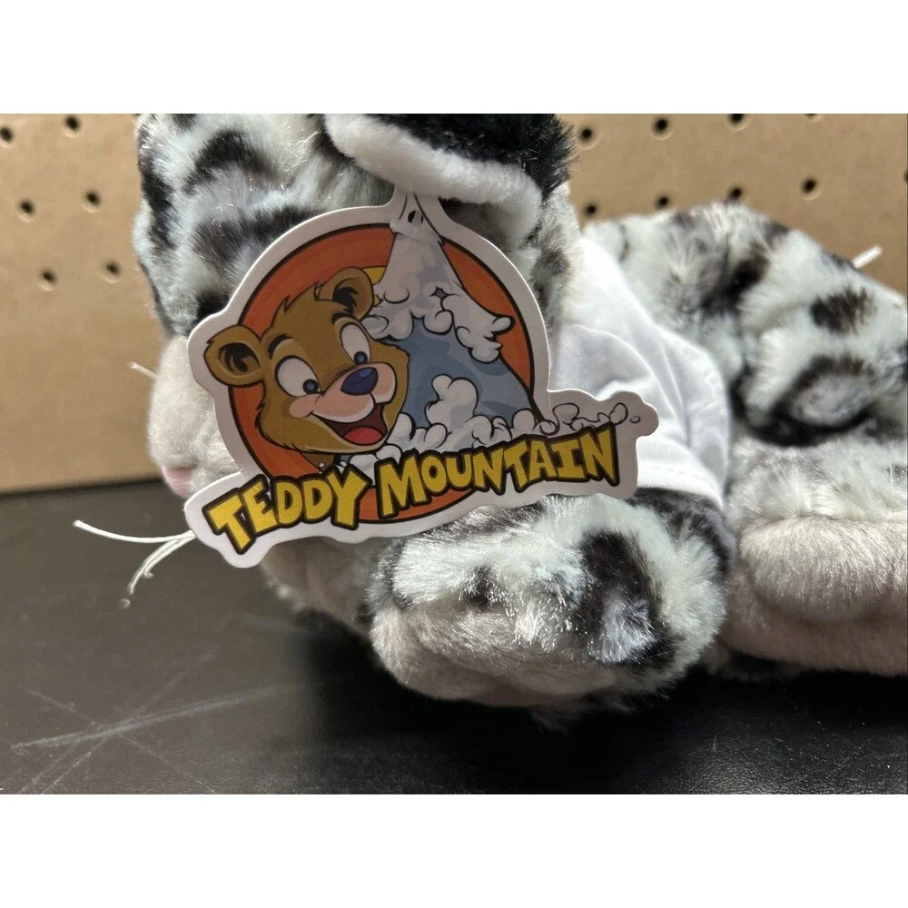 Teddy Mountain Winter The Snow Leopard NWT Unstuffed Fast Shipping